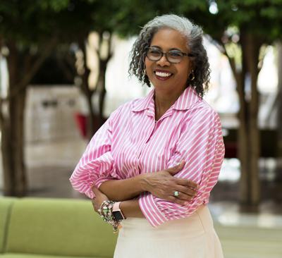 Portrait of keynote speaker Gloria Ladson-Billings